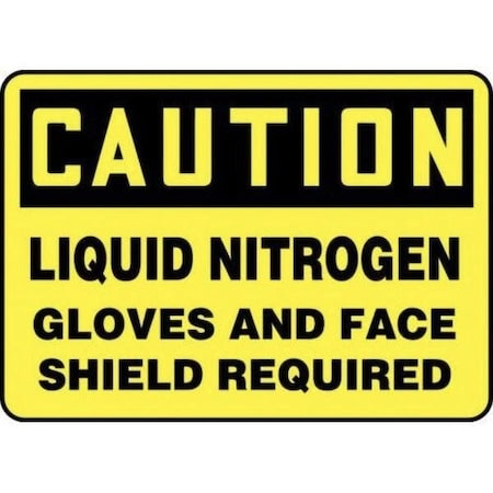 Accuform OSHA CAUTION SAFETY SIGN LIQUID MPPA647XP MPPA647XP